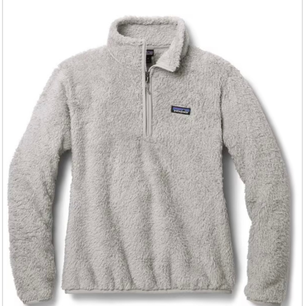Patagonia large gray LOS GATOS 1/4 ZIP